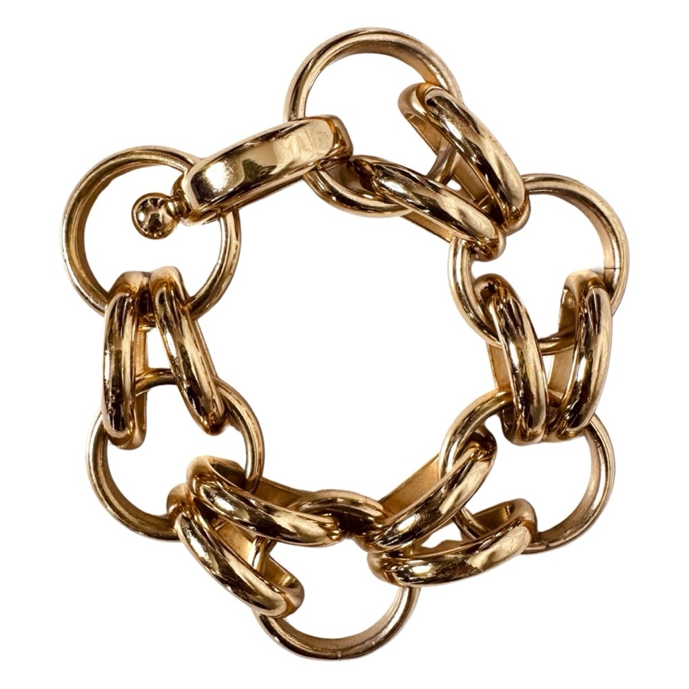 ⭐️SOLD!! VITA FEDE Anneli bracelet Gold plated chunky statement Italy
